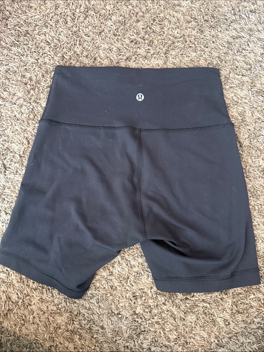 lululemon wunder train 6 inch Black High-Rise Bike Shorts